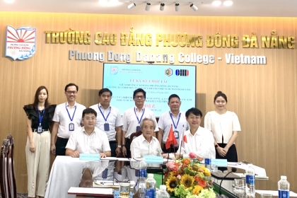 Lễ ký kết Biên bản ghi nhớ hợp tác giữa Orient Human Design Inc. và Trường Cao đẳng Phương Đông Đà Nẵng, Công ty TNHH MTV Tư vấn và Đào tạo Quý Khanh